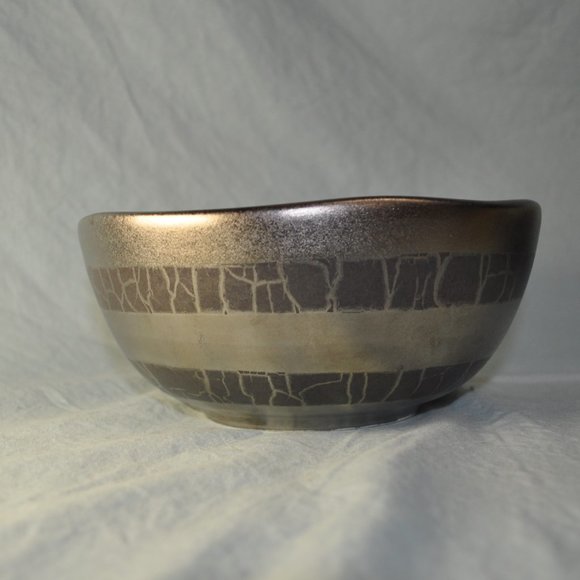 TWO signed 22 oz bowls 2007 Michael Wainwright ceramics grey (w1451) - Picture 5 of 16